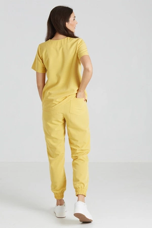 Spodnie medyczne joggery damskie - Merit - Sunshine