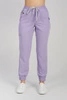 Spodnie medyczne joggery damskie - Merit - Lilac dream