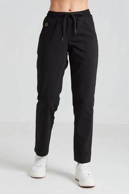 Spodnie medyczne proste damskie - Merit - Jet black - KangooNature