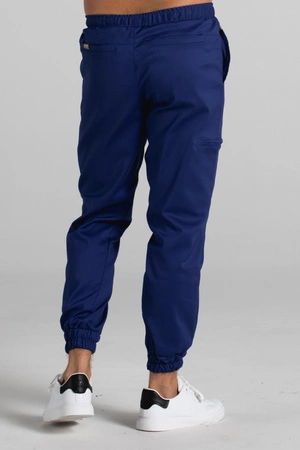 Spodnie medyczne joggery męskie - Sokrates - Astro blue - KangooNature
