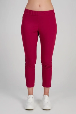 Spodnie medyczne przylegające damskie - Viva magenta