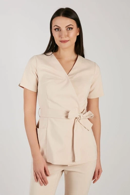 Tunika medyczna damska premium KangooNature - Sahara