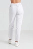 Spodnie medyczne proste damskie - Merit - Pearl white - KangooNature