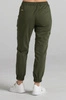 Spodnie medyczne joggery damskie - Merit - Military green - KangooNature