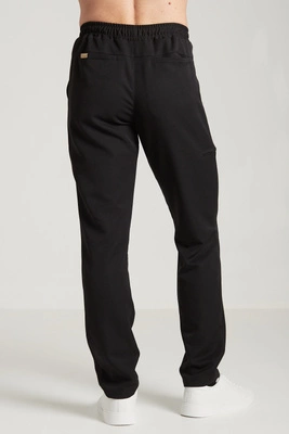 Spodnie medyczne proste męskie - Sokrates - Onyx black