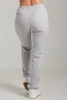 Spodnie medyczne proste damskie - Merit - Silver grey