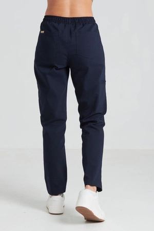Spodnie medyczne proste damskie - Merit - Cansas navy - KangooNature