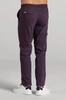 Spodnie medyczne proste męskie - Sokrates - Dark plum - KangooNature