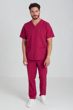 Bluza medyczna męska - Sokrates - Viva magenta