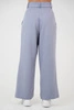 Spodnie medyczne damskie z szeroką nogawką - Lucy - Dove - KangooSoft