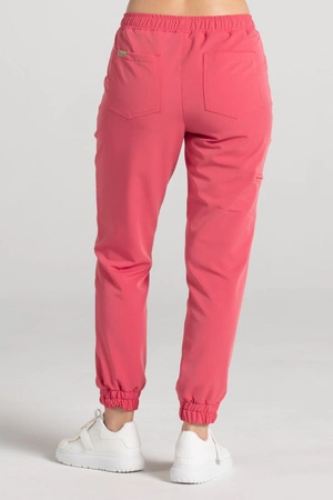 Spodnie medyczne joggery damskie - Merit - Lollipop - KangooSoft Premium
