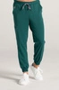 Spodnie medyczne joggery męskie - Sokrates - Bottle green - KangooSoft Premium