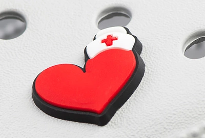 Crocs charm - Nurse heart