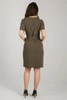 Sukienka medyczna damska - Dark olive