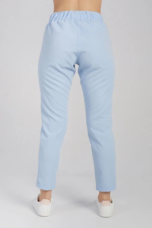 Spodnie medyczne przylegające damskie - Celestial blue