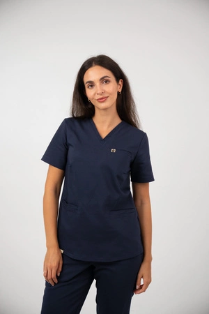 Bluza medyczna damska - Virginia - Cansas navy - KangooNature