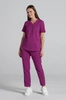 Spodnie medyczne proste damskie - Merit - Purple haze - KangooNature