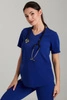 Bluza medyczna damska - Merit - Royal blue