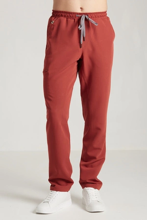 Spodnie medyczne proste męskie - Sokrates - Amber