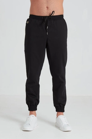 Spodnie medyczne joggery męskie - Sokrates - Jet black - KangooNature