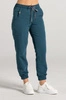 Spodnie medyczne joggery damskie - Merit - Ocean blue