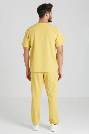 Spodnie medyczne proste męskie - Sokrates - Sunshine