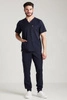 Spodnie medyczne joggery męskie - Sokrates - Dark navy