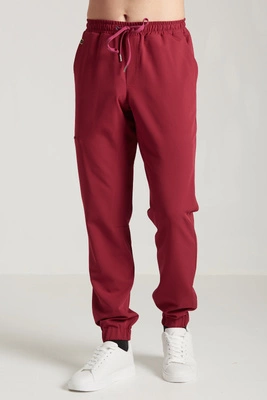 Spodnie medyczne joggery męskie - Sokrates - Electric currant