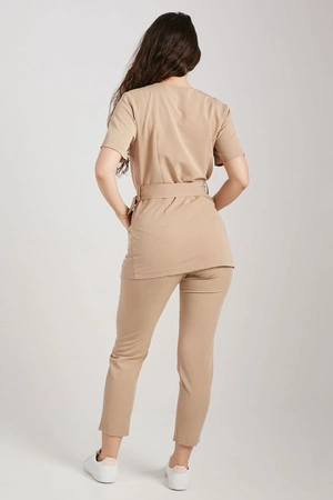 Tunika medyczna damska - Cappuccino