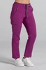Spodnie medyczne proste damskie - Merit - Purple haze - KangooNature