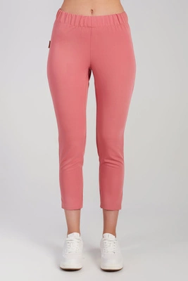 Spodnie medyczne przylegające damskie - Raspberry pink