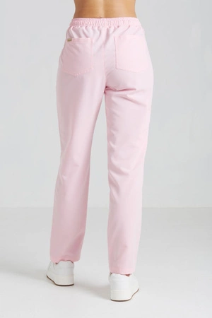 Spodnie medyczne proste damskie - Merit - Bubble gum