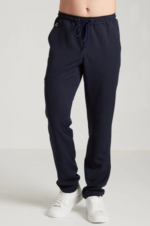 Spodnie medyczne proste męskie - Sokrates - Dark navy