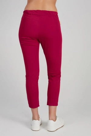 Spodnie medyczne przylegające damskie - Viva magenta