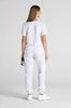 Spodnie medyczne joggery damskie - Merit - Snow white - KangooSoft Premium