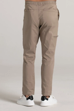 Spodnie medyczne proste męskie - Sokrates - Taupe - KangooNature