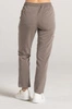 Spodnie medyczne proste damskie - Merit - Brown melange - KangooSoft Premium