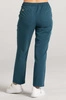 Spodnie medyczne proste damskie - Merit -Ocean blue