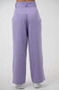 Spodnie medyczne damskie z szeroką nogawką - Lucy - Lilac dream - KangooSoft