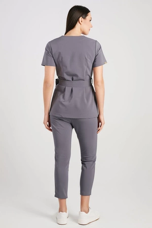 Tunika medyczna damska premium KangooNature - Shadow grey