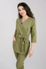 Tunika medyczna damska - rękaw 3/4 - Khaki
