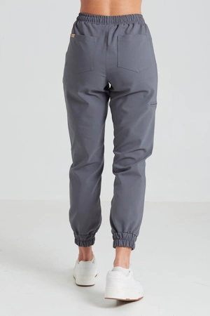 Spodnie medyczne joggery damskie - Merit - Shadow grey - KangooNature
