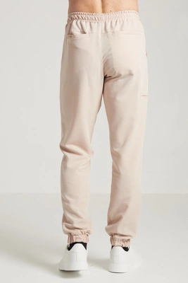 Spodnie medyczne joggery męskie - Sokrates - Caffe Latte