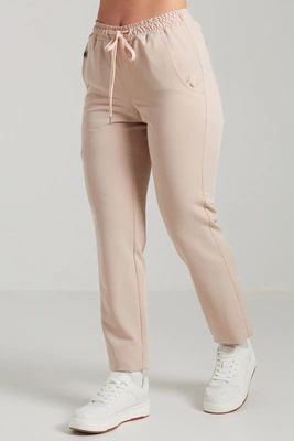 Spodnie medyczne proste damskie - Merit - Caffe Latte