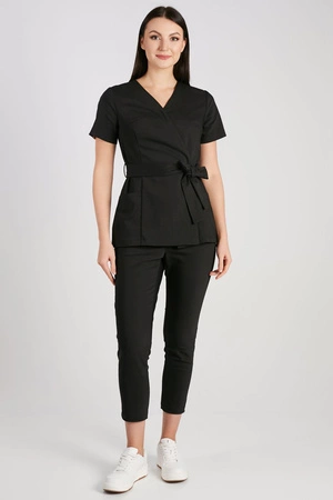 Tunika medyczna damska premium KangooNature - Jet black