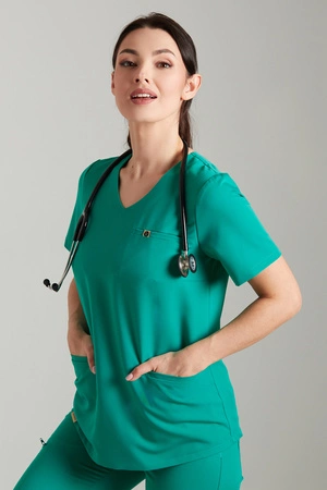 Bluza medyczna damska - Merit - Medical green