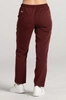 Spodnie medyczne proste damskie - Merit - Sangria