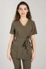 Tunika medyczna damska - Dark olive