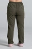 Spodnie medyczne proste damskie - Merit - Tuscan moss - KangooSoft Premium