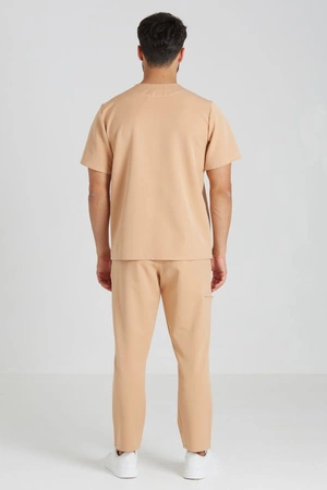 Spodnie medyczne proste męskie - Sokrates - Baltic sand